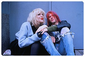 Courtney Love and Kurt Cobain